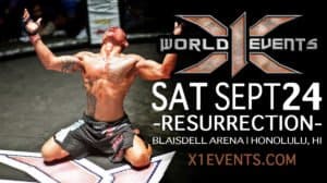X1 Sept 24 MMA Hawaii Blaisdell Arena