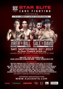 X1#48.5 Star Elite Combat September 30, 2017 Fight Results