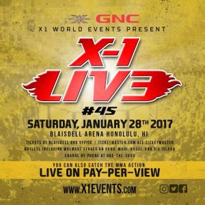 X1 World Events MMA Hawaii