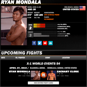 Ryan Mondala Profile