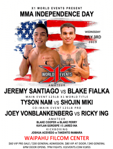 X1 55 - Jeremy Santiago vs Blake Fialka
