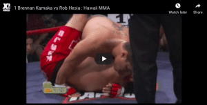 1 Brennan Kamaka vs Rob Hesia : Hawaii MMA