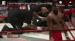 1 Sean Sakata vs John Vistante : Hawaii MMA