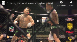 11 Scotty Hao vs Micah Abreu Laybon: Hawaii MMA