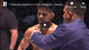 7 Cheyden Leialoha vs Yuto Sekiguchi : Hawaii MMA