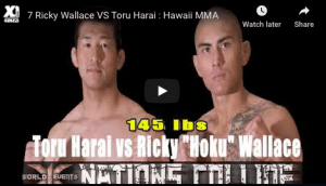 7 Ricky Wallace VS Toru Harai : Hawaii MMA
