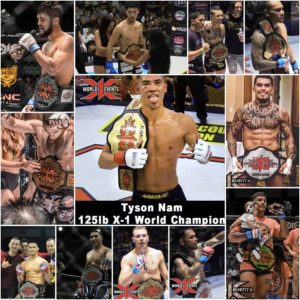 Current X1 World Events Champions MMA HAWAII