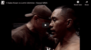 Kaleo Kwan vs Lorrin Ishimine : Hawaii MMA