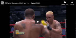Ross Ebanez vs Mark Moreno