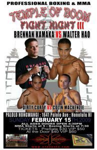X1#21: Temple of Boom 3 (Feb 15, 2009) Fight Results