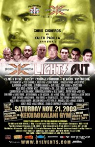 X1#28: Lights Out Kona 2 (Nov 21, 2009) Fight Results