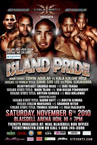 X1 Island Pride (Nov 6 2010) Fight Results