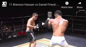 Brenson Hansen vs Daniel Friend