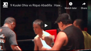 Kuulei Ohia vs Riquo Abadilla : Hawaii MMA
