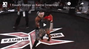 1 Kauahi Tomas vs Kaena Desantos : MMA Hawaii