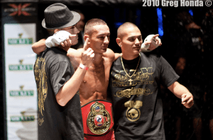 Max Holloway early mma fight