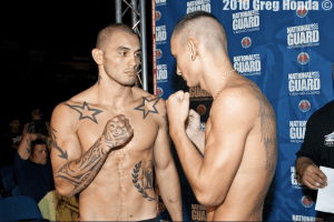 Max Holloway early mma fight