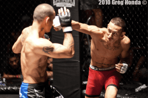 Max Holloway early mma fight