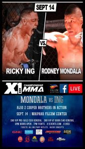x1 t56 ricky ing vs rodney mondala