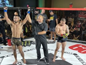 Brandon Land defeated Kimo Rodrigues