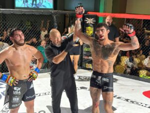 1. Justin Segarra defeated Kaeoliko Burley via KO R2 Large