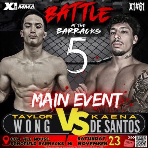 X1#61 Taylor Wong vs Kaena de Santos