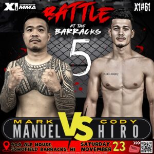 x1#61 Mark Manuel vs Cody Hiro