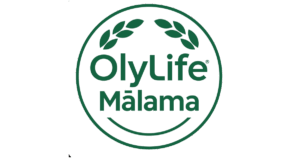 OlyLife logo. Wellness partner for X1. Health and nutrition products. Short